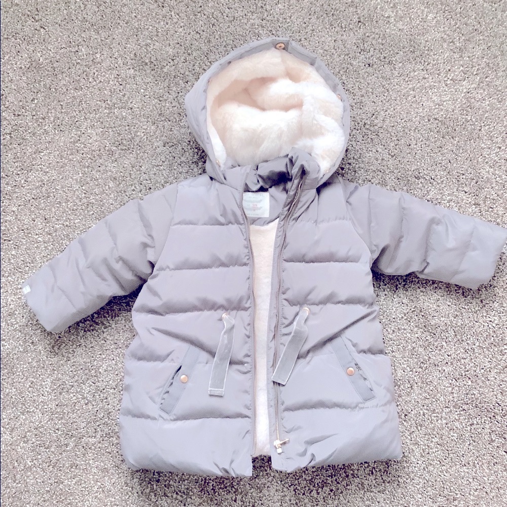 Zara toddler down coat